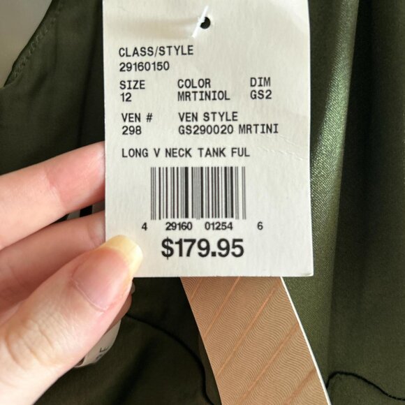 David's Bridal V-Neck Bridesmaid Dress - Picture 8 of 8